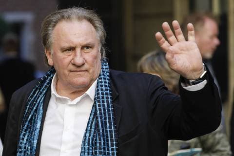 Entertainment Bilder des Tages French actor Gerard Depardieu arrives at the Town Hall before a ceremony to honnour French actor Gerard Depardieu, at the Palace, part of the Brussels International Film Festival (Briff), Monday 25 June 2018 in Brussels.  THIERRYxROGE 05370929