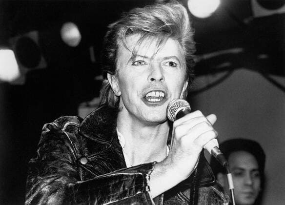 David Bowie pictured performing at The Cat Club in March of 1987 in Hollywood, California. © Gary Gershoff MediaPunch Copyright: xGaryxGershoffx xxMediaPunchx
