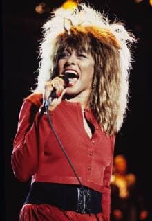 Tina Turner pictured performing by Gary Gershoff. © Gary Gershoff MediaPunch Copyright: xGaryxGershoffx xxMediaPunchx