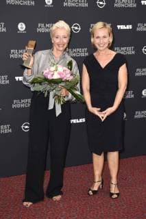 Emma Thompson and Amelie Fried at the CineMerit Gala in honor of Emma Thompson at the 36th Filmfest München 2018 at the Festivalzentrum Gasteig Munich 29 06 2018 Foto:xP.xSchönbergerx xFuturexImage