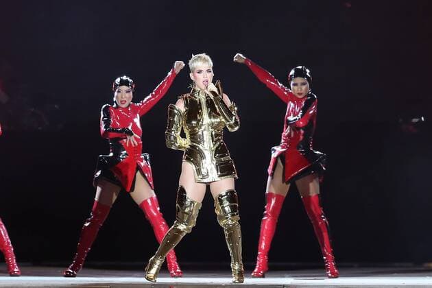 June 30, 2018 - Lisbon, Portugal - US singer Katy Perry performs at the Rock in Rio Lisboa 2018 music festival in Lisbon, Portugal, on June 30, 2018. Lisbon Portugal  - ZUMAn230 20180630_zaa_n230_696 Copyright: xPedroxFiuzax