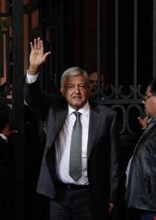 July 3 2018 EUM20180703POL04 JPG CITY OF MEXICO PoliticsPolitica AMLO EPN The virtual president-elect Andres Manuel Lopez Obrador arrives at the facilities of the National Palace for his meeting with the Chief Executive Enrique Pena Nieto on Tuesday, July 3, 2018 Photo Agency EL UNIVERSALIvan StephensEVZ  - ZUMAu78_ 20180703_zaf_u78_004 Copyright: xElxUniversalx