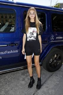 Stefanie Giesinger at the Maison Common Fashion Show as part of the MBFW at the Fashion Week Berlin Spring Summer 2019 at E Werk Berlin 04 07 2018 Foto:xS.xGabschx xFuturexImage