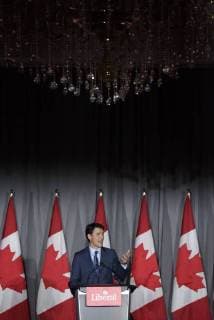 July 5, 2018 - Brampton, Spain - Justin Trudeau, Leader of the Liberal Party of Canada, speaking to supp orters at a Liberal fundraising event in Brampton, Canada on July 5, 2018. Brampton Spain  - ZUMAn230 20180705_zaa_n230_478 Copyright: xArindamxShivaanix