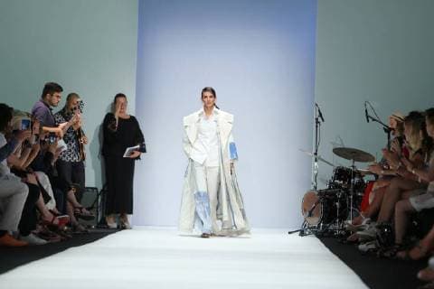 Berlin: Fashion Awards by ACTE Berlin: The photo shows models on the catwalk with the collection spring summer 2019 of the designer Julia Velazquez Berlin Berlin-Mitte Germany  SimonexKuhlmey