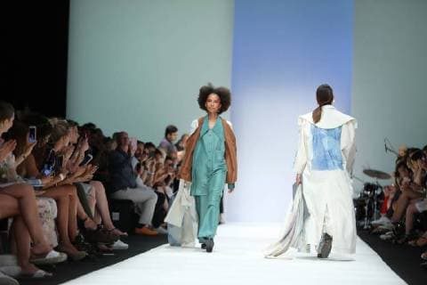 Berlin: Fashion Awards by ACTE Berlin: The photo shows models on the catwalk with the collection spring summer 2019 of the designer Julia Velazquez Berlin Berlin-Mitte Germany  SimonexKuhlmey