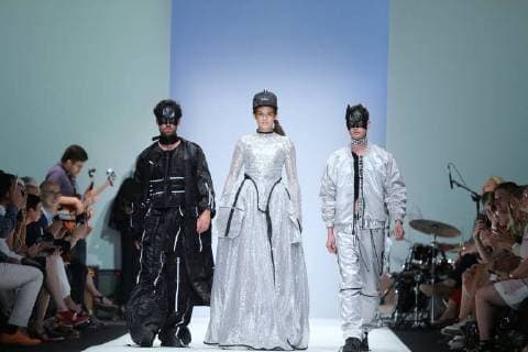 Berlin: Fashion Awards by ACTE Berlin: The photo shows models on the catwalk with the collection spring summer 2019 of the designer Malin Busck Berlin Berlin-Mitte Germany  SimonexKuhlmey