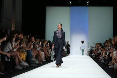 Berlin: Fashion Awards by ACTE Berlin: The photo shows models on the catwalk with the collection spring summer 2019 of the designer Julia Velazquez Berlin Berlin-Mitte Germany  SimonexKuhlmey