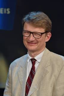 Award Winner Calle Overweg Editing for Three Angels for Russia Faith Hope Love Documentary film poses on 07 07 2018 in Cologne during a photo session for the award ceremony of the 28 German Camera Prize in Cologne