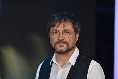 Award Winner Sorin Dragoi Camera for Death Move to Freedom Documentary poses on 07 07 2018 in Cologne during a photo session to award the 28 German Camera Prize in Cologne