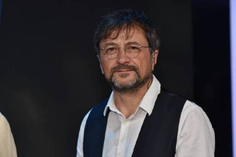 Award Winner Sorin Dragoi Camera for Death Move to Freedom Documentary poses on 07 07 2018 in Cologne during a photo session to award the 28 German Camera Prize in Cologne