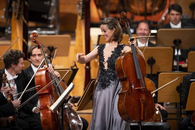 Cellist Sol Gabetta Opening of the Schleswig Holstein Music Festival SHMF 01 07 18 Luebeck Schleswig Holstein Germany Music and Congress Hall Copyright: xAgentur54Gradx xFelixxKoenigx