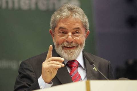 - BRUSSELS, BELGIUM: Brazilian President Luiz Inacio Lula Da Silva delivers a speech during the International Conference on Biofuels at the EU Headquarters in Brussels, 05 July 2007. FRANCOISxWALSCHAERTS  x7017361x