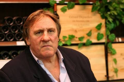 - AUBEL, BELGIUM: French actor Gerard Depardieu (R), pictured at a wine tasting session, at the Cidre factory Stassen Vins, in Aubel, Thursday 18 October 2007. Gerard Depardieu is not only a famous actor but he also produces his own wines. MICHELxKRAKOWSKI  x7682193x