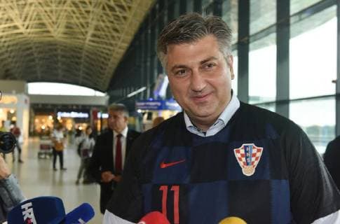 Croatian Prime Minister Andrej Plenkovic leaving for Russia 11.07.2018. Zagreb - Croatian Prime Minister Andrej Plenkovic and President of the Parliament Gordan Jandrokovic are leaving for Russia on the semi-final match of the football world championship between Croatia and England.Andrej Plekovic  DavorxVisnjic PIXSELL