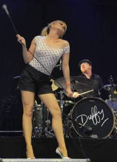 - WERCHTER, BELGIUM: British singer Duffy performs during his concert on the second day of the Rock Werchter music festival, Friday 04 July 2008. DIRKxWAEM  x9719091x