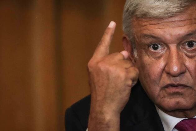 July 11 2018 EUM20180711NAC14 JPG CITY OF MEXICO Transition Transition AMLO At the end of a meeting with the senators and deputies elected by Morena Andres Manuel Lopez Obrador virtual president-elect offered a press conference Photo Agency THE UNIVERSAL Juan Carlos Reyes Garcia AFBV  - ZUMAu78_ 20180711_zaf_u78_036 Copyright: xJuanxCarlosxReyesxGarciAx