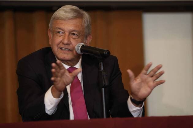 July 11 2018 EUM20180711NAC16 JPG CITY OF MEXICO Transition Transition AMLO At the end of a meeting with the senators and deputies elected by Morena Andres Manuel Lopez Obrador virtual president-elect offered a press conference Photo Agency THE UNIVERSAL Juan Carlos Reyes Garcia AFBV  - ZUMAu78_ 20180711_zaf_u78_037 Copyright: xJuanxCarlosxReyesxGarciAx