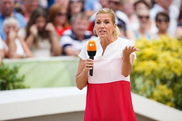 Mainz ZDF Fernsehgarten 15 07 2018 Andrea Kiewel Presenter ZDF Fernsehgarten 15 07 2018 Photo Eibner Copyright: xEIBNER AlexanderxNeisx EP_ANS