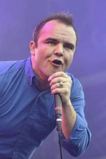 Singer Samuel T. Herring of Future Islands music band performs during the 17th Colours of Ostrava music festival, on July 18, 2018, in Ostrava, Czech Republic. (CTKxPhoto JaroslavxOzana) CTKPhotoP201807180918901  JAO 10