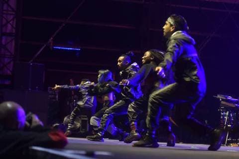 U.S. music group N.E.R.D performs during the 17th Colours of Ostrava music festival in Dolni Vitkovice complex, Ostrava, Czech Republic, July 18, 2018. (CTKxPhoto JaroslavxOzana) CTKPhotoP201807180983401  JAO 30