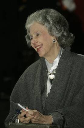 20061102 - BRUSSELS, BELGIUM : Queen Fabiola pictured during the Brussels All Saints religious congress, Thursday 02 November 2006, at the Koekelberg Basilique of Brussels. MARKxRENDERS  x5399670x