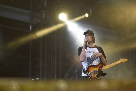 Kensington, a Dutch rock band, performs during the 17th Colours of Ostrava music festival in Dolni Vitkovice complex, Ostrava, Czech Republic, July 19, 2018. (CTKxPhoto JaroslavxOzana) CTKPhotoP201807190936101  JAO 02