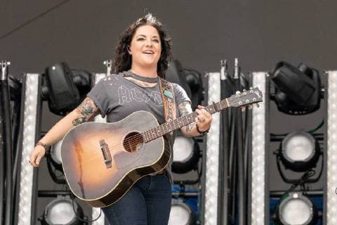July 20, 2018 - Twin Lakes, Wisconsin, U.S - ASHLEY MCBRYDE during the Country Thunder Music Festival in Twin Lakes, Illinois Twin Lakes U.S. - ZUMAs135 20180720_zap_s135_006 Copyright: xDanielxDeSloverx