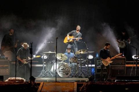 July 20, 2018 - Twin Lakes, Wisconsin, U.S - DIERKS BENTLEY during the Country Thunder Music Festival in Twin Lakes, Illinois Twin Lakes U.S. - ZUMAs135 20180720_zap_s135_028 Copyright: xDanielxDeSloverx