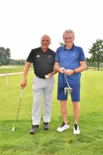 Franz Bulle Roth and Sepp Maier 31 Kaisercup 2018 Golfing Golfing Pinning Porsche Golf Course Charity Golf Tuning in Favor of the Franz Beckenbauer Foundation Bad Griesbach 21 July 2018