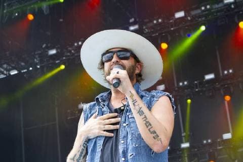 July 21, 2018 - Brooklyn, Michigan, U.S - LOCASH performs for fans at the Faster Horses Country Music Festival. Brooklyn U.S. - ZUMAm242 20180721_zap_m242_012 Copyright: xScottxMapesx
