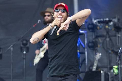 July 21, 2018 - Brooklyn, Michigan, U.S - CHRIS JANSON performs at the Faster Horses Country Music Festival. Brooklyn U.S. - ZUMAm242 20180721_zap_m242_035 Copyright: xScottxMapesx