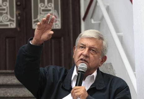 Mexican elected President Andres Manuel Lopez Obrador attends a press conference in Mexico City, Mexico, 22 July 2018. Lopez Obrador said he sent a letter to US President Donald Trump with proposals to reduce illegal immigration. The message was sent with the State Secretary Mike Pompeo during his visit to Mexico. Lopez Obrador says he sent a letter to President Trump with proposals to reduce illegal migration !ACHTUNG: NUR REDAKTIONELLE NUTZUNG!  Copyright: xMarioxGuzmánx MEX10 20180722-636678942805975891