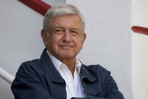 July 22, 2018 - Mexico, Mexico, MEXICO - MexicoÃ¢â‚¬â ¢s President-elect Andres Manuel Lopez Obrador, and his future Foreign Minister, Marcelo Ebrard, speaks to the press outside his partyÃ¢â‚¬â ¢s headquarters in Mexico City, Sunday, July 22, 2018. Lopez Obrador has released a seven-page letter he sent to U.S. President Donald Trump earlier in July detailing how he sees the two countries working together to stem immigration. PI Mexico MEXICO - ZUMAp124 20180722_zaa_p124_007 Copyright: xAntonioxNavax