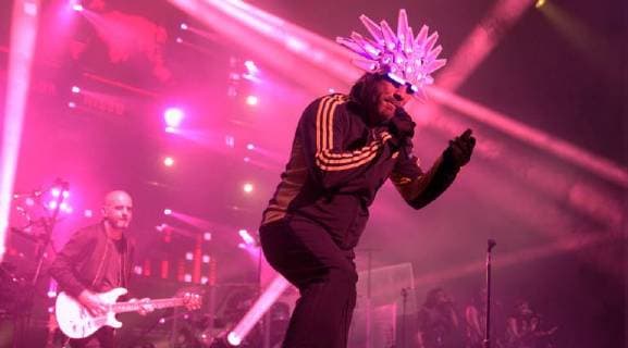 Entertainment Themen der Woche KW29 Entertainment Bilder des Tages July 22, 2018 - July 22, 2018 (Marbella, Malaga) The Jamiroquai group took over from this sixth edition of the Starlite festival. With his charismatic leader, Jay Kay, in front, wearing one of his striking hats in a concert at the most future funk music - ZUMAc161 20180722_zap_c161_004 Copyright: xLorenzoxCarnerox