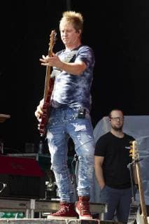 July 22, 2018 - Brooklyn, Michigan, U.S - PARMALEE performs for the fans at the Faster Horses Country Music Festival. Brooklyn U.S. - ZUMAm242 20180722_zap_m242_005 Copyright: xScottxMapesx