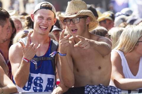 Entertainment Themen der Woche KW29 Entertainment Bilder des Tages July 22, 2018 - Brooklyn, Michigan, U.S - Fans watch PARMALEE perform at the Faster Horses Country Music Festival. Brooklyn U.S. - ZUMAm242 20180722_zap_m242_034 Copyright: xScottxMapesx