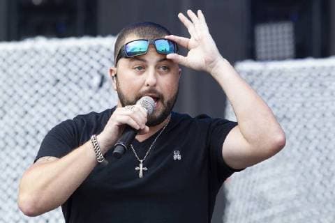 July 22, 2018 - Brooklyn, Michigan, U.S - TYLER FARR performs for the fans at the Faster Horses Country Music Festival. Brooklyn U.S. - ZUMAm242 20180722_zap_m242_038 Copyright: xScottxMapesx