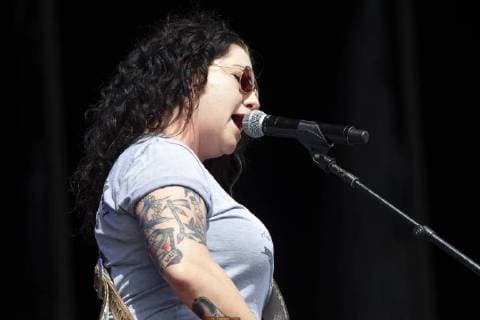 July 22, 2018 - Brooklyn, Michigan, U.S - ASHLEY MCBRYDE performs for fans at the Faster Horses Country Music Festival. Brooklyn U.S. - ZUMAm242 20180722_zap_m242_029 Copyright: xScottxMapesx