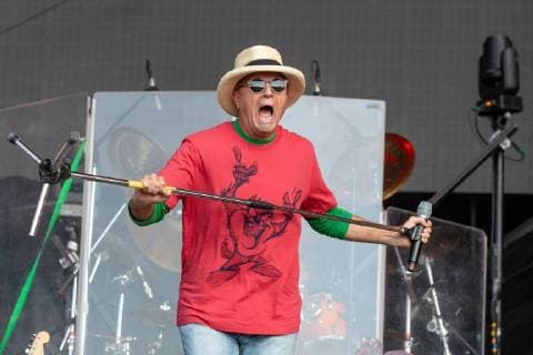 July 22, 2018 - Twin Lakes, Wisconsin, U.S - MARK MILLER of Sawyer Brown during the Country Thunder Music Festival in Twin Lakes, Illinois Twin Lakes U.S. - ZUMAs135 20180722_zap_s135_012 Copyright: xDanielxDeSloverx