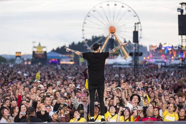 19 Casper Rapper Casper Benjamin Griffey live at the Rock am Ring Festival from 01 03 06 2018 on the Nuerburgring in the Vulkaneifel 30STM rap rap rock music Berlin Germany Germany Copyright: xPOP-EYEx xBenxKriemannx POPEYE10097691