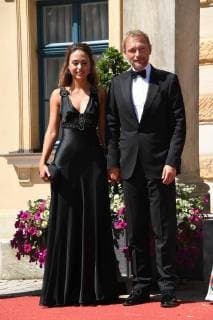 Christian Lindner FDP with girlfriend Franca Lehfeldt Opening of the Bayreuth Festival 2018 Green Hill Bayreuth 25 July 2018
