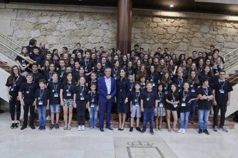 26-07-2018 Madrid Queen Letizia during a lecture as part of the summer courses of the Princess of Asturias International Music School in Oviedo. No Spain  Copyright: xPPE xTHORTONx