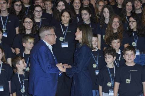 26-07-2018 Madrid Queen Letizia during a lecture as part of the summer courses of the Princess of Asturias International Music School in Oviedo. No Spain  Copyright: xPPE xTHORTONx
