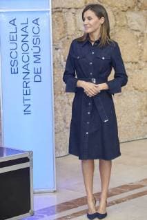 26-07-2018 Madrid Queen Letizia during a lecture as part of the summer courses of the Princess of Asturias International Music School in Oviedo. No Spain  Copyright: xPPE xTHORTONx
