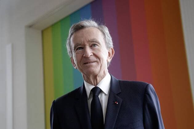 Paris, France October 17 2014 - Louis Vuitton Foundation press visit before the public opening expected on October 27 - Bernard Arnault  Copyright: xVincentxIsorex