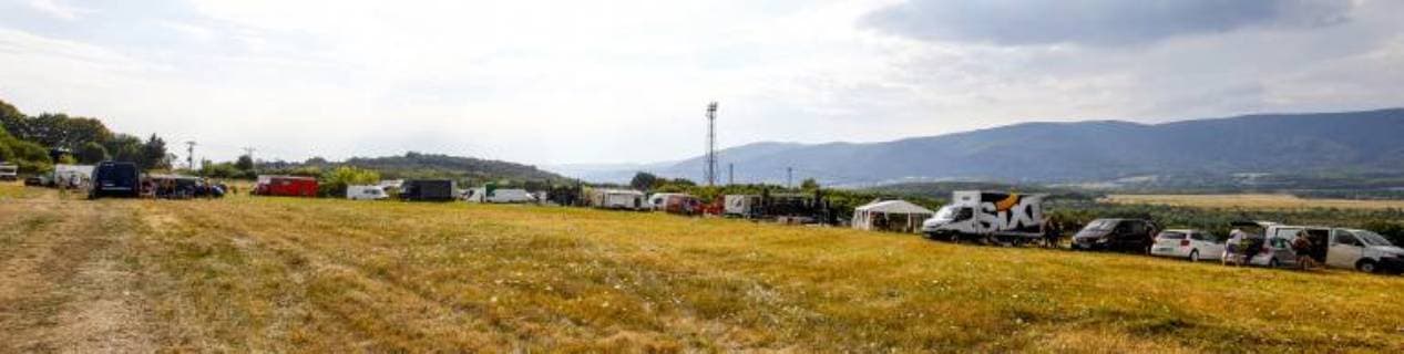 Participants of unannounced music event in protected landscape area, near Chuderov, Usti Nad Labem, Czech Republic, left the area on July 27, 2018, under observation of the Czech state police. (CTKxPhoto OndrejxHajek) CTKPhotoP201807270823501  HAJ 3
