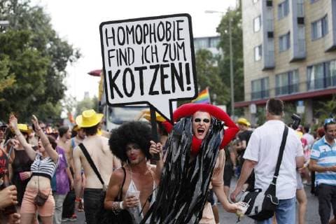 News Themen der Woche KW30 News-Bilder des Tages Teilnehmer beim Christopher Street Day in Berlin am 28 Juli 2018. CDS in Berlin *** Participants in the Christopher Street Day in Berlin on 28 July 2018 CDS in Berlin