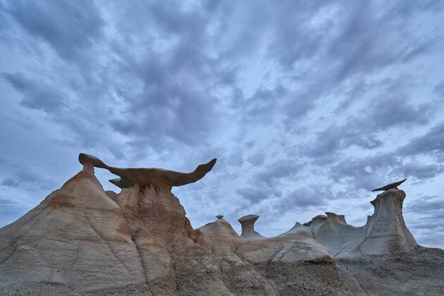 Wings with clouds, Bisti Wilderness, New Mexico, United States of America, North America Copyright: JamesxHager 764-6237