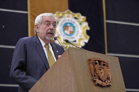 July 30 2018 EUM20180730NAC01 JPG MEXICO CITY AniversaryMovement student Enrique Graue Wiechers rector of the National Autonomous University of Mexico UNAM heads ceremony for the 50th anniversary of the 1968 student movement this July 30, 2018 Photo Agency EL UNIVERSALGerman EspinosaEELG  - ZUMAu78_ 20180730_zaf_u78_001 Copyright: xElxUniversalx
